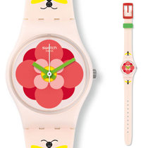 斯沃琪(Swatch)手表 原创淑女系列 石英女表 蜂过花丛LM140