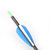 反曲弓碳素箭6mm唐宗c1系列弓箭用箭训练竞技用碳素箭600挠度(黑色)第5张高清大图