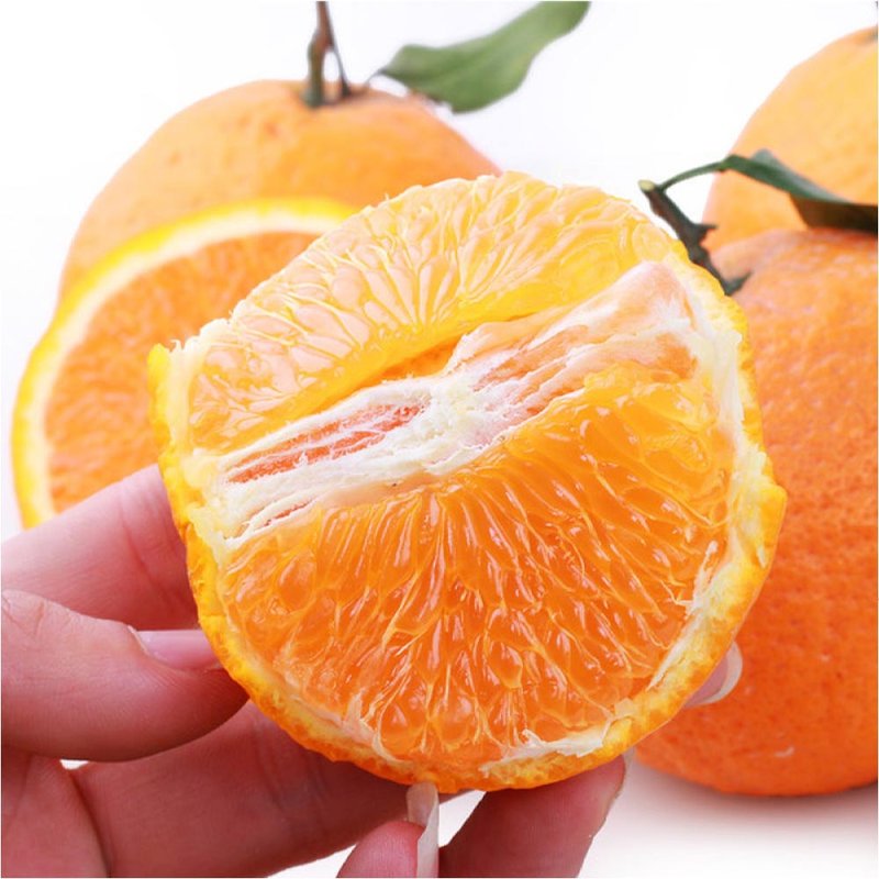 鲜菓篮国美好货橘子青见果冻橙5斤大果果肉细腻饱满多汁