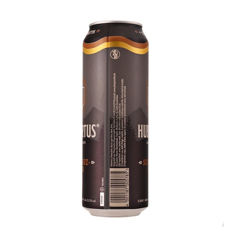 德国原装进口狩猎神hubertus黑啤酒568ml6听