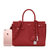 YSL圣罗兰女士宝贝袋软袋红色颗粒皮革手提包红色 时尚百搭第5张高清大图