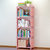 索尔诺简易书架 书柜置物架 创意组合层架子 落地儿童书橱(荷塘花 书架sjsx105)第3张高清大图