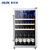 奥克斯(AUX)家用迷你单门欧式酒柜冷柜冰吧冷藏柜玻璃展示柜恒温小酒柜 JC-50(黑色 奥克斯90升（冷藏+微冻）)第5张高清大图