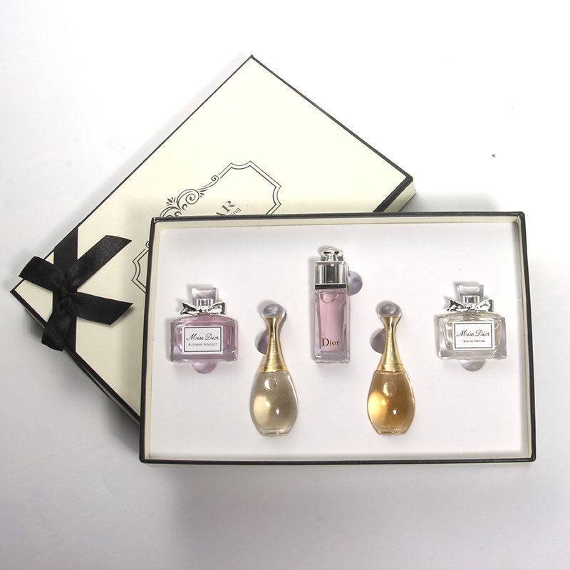 dior迪奥香水小样花漾甜心真我持久q版五件套礼盒5ml五件套5ml