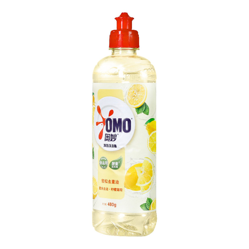 奥妙高效洗洁精柠檬薄荷480g4轻松去重油