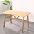 永岩钢木 欧式餐桌简约现代实木餐桌 YY-0126(米黄色（可指定） 默认)第4张高清大图