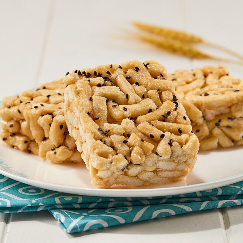 徐福记芝麻沙琪玛香酥芝麻味469g营养早餐休闲零食下午茶点心