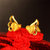 CNUTI粤通国际珠宝 黄金足金耳钉耳饰女款 爱心天使之翼 约2.18g/对第4张高清大图
