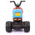 快乐牌儿童电动车摩托三轮车8918塑料甲壳虫 车可坐1-6岁小孩男女宝宝电瓶车第4张高清大图