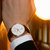 美度(MIDO)瑞士手表 贝伦赛丽系列 百周年纪念日款全自动机械皮带男士腕表M027.426.36.018.00(玫瑰金黑皮带)第4张高清大图