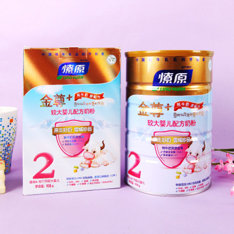 燎原金尊较大婴儿配方奶粉 900g/罐