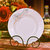 浩雅 景德镇陶瓷盘餐具套装骨瓷8英寸深盘家用盘子金丝玫瑰 4件装金丝玫瑰(白色)第2张高清大图