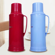 宝菱经典热水瓶老式家用保温瓶暖水瓶水壶玻璃内胆保暖壶塑料外壳2L-3.2L开水瓶暖壶保温壶(蓝色 3200ml)
