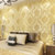 爱舍东方 欧式奢华立体3D发泡墙纸 卧室客厅满铺壁纸(黄色 10M*0.53M)第2张高清大图