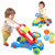 学步推车可调速婴儿多功能U型手推滑行车带音乐儿童宝宝玩具1-2岁(蓝色)第2张高清大图