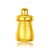 谢瑞麟 3D硬金黄金宝宝吊坠奶瓶转运珠 婴儿足金手绳第4张高清大图
