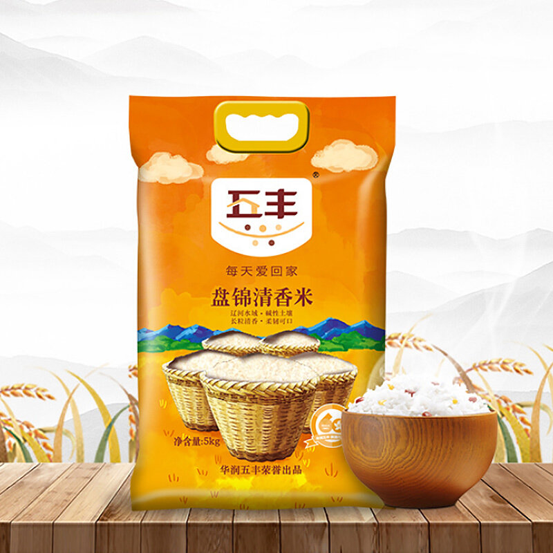 五丰盘锦大米5kg华润东北大米清香米