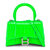 BALENCIAGA女士绿色皮革手提包 592833-1LR6Y-3810绿色 时尚百搭第2张高清大图