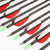 反曲弓碳素箭6mm唐宗c1系列弓箭用箭训练竞技用碳素箭500挠度(黑色)第3张高清大图