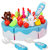 【彼优比】儿童过家家玩具水果蛋糕玩具切切乐水果蛋糕玩具套装儿童玩具(36件粉)第3张高清大图