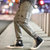 森雷司男士韩版潮流春季新款运动束脚休闲工装裤(灰色 XXXL)第2张高清大图