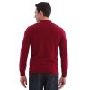 DANUO狄亚诺 新款商务休闲男式修身V领针织羊毛衫(红色-62 180)