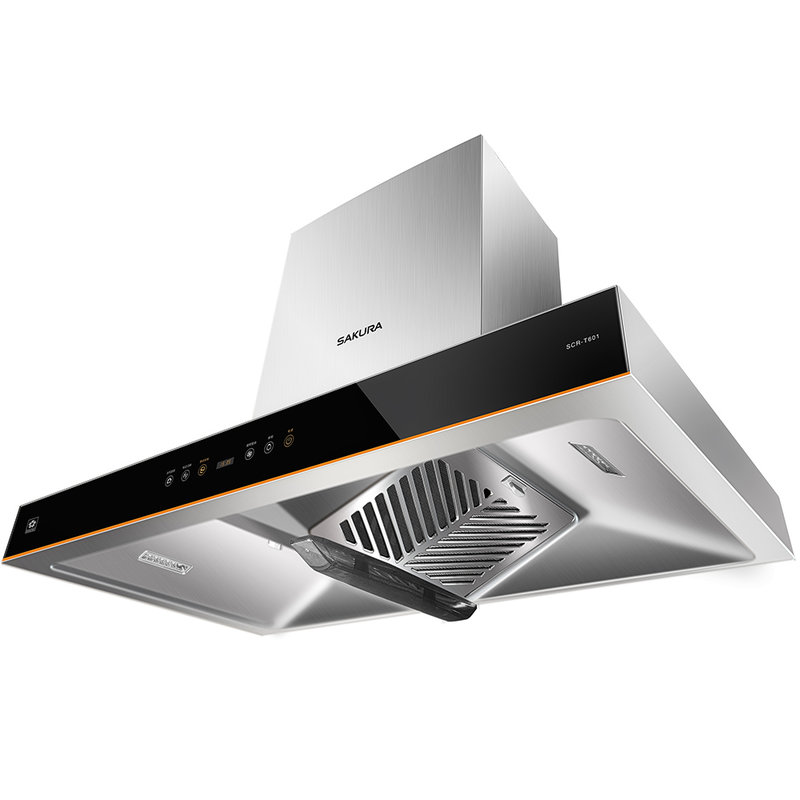 樱花sakuracxw200100scrt601大吸力欧式t型吸油烟机