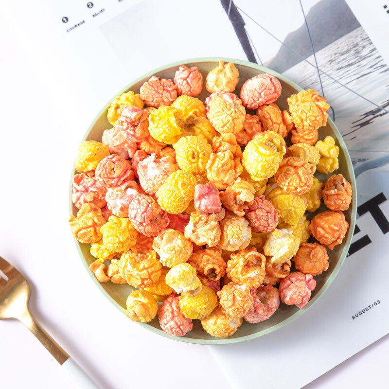 八享时草莓香蕉芒果味爆米花280g非油炸办公宿舍看电影零食小黄人ip
