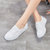 回力 女鞋小白鞋薄款皮面休闲板鞋 户外防滑耐磨运动鞋 WXY(S)-0048N(白绿 37)第2张高清大图
