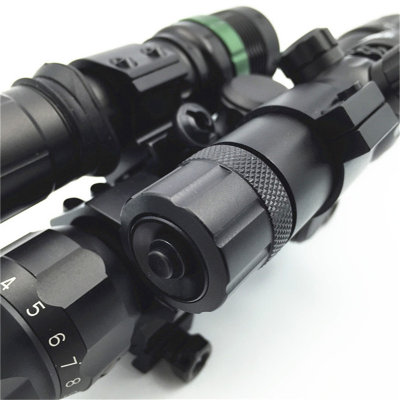SPIKE4-16X40AOs三合一瞄准镜单筒望远镜带红激光和强光电筒瞄准器送支架11毫米20毫米二选一送充电器电池
