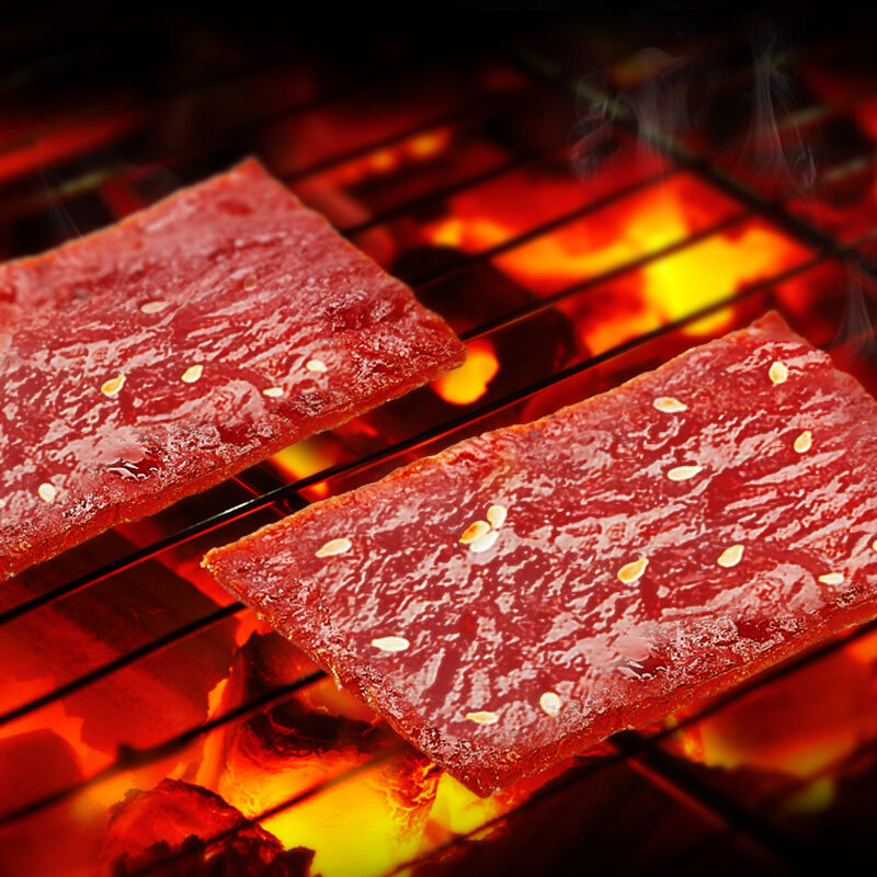 来伊份芝麻猪肉脯肉干200g 休闲小吃【图片 价格 品牌