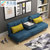 美姿蓝 北欧日式多功能折叠沙发床小户型双人三人位布艺沙发 客厅家具(灰色 三人位)第2张高清大图