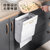 厨房挂式垃圾桶家用橱柜门多功能挂壁带盖塑料厨余收纳桶可悬挂式(纸巾盒（灰色） 默认版本)第9张高清大图