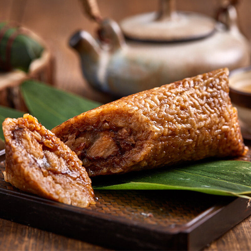 挑担客酱香鲜肉粽子120g10嘉兴产大肉粽猪肉粽子端午节棕子早餐速食