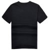 MXN麦根 2013夏装新品英伦风图案休闲百搭男士短袖t恤113212164(黑色 S)