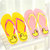 拖鞋 夏季情侣款人字拖鞋A699韩版女士浴室防滑夹脚凉拖鞋lq382(玫红 37)第2张高清大图
