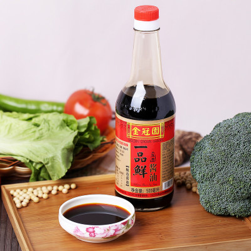 金冠园一品鲜酱油500ml瓶