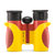 宝视德双筒望远镜6x21儿童玩具 成像清晰便携袖珍 高清高倍 红黄色89-20101 国美超市甄选第3张高清大图