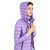 女士轻薄羽绒服连帽短款冬季时尚韩版修身显瘦大码保暖上衣外套6810(紫色 L)第4张高清大图
