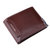 teemzone新品*钱包男牛皮男士短款钱包钱夹 休闲商务卡包Q370(棕色)第2张高清大图