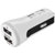倍思充动系列双USB运动车充2.1A （白色）第5张高清大图