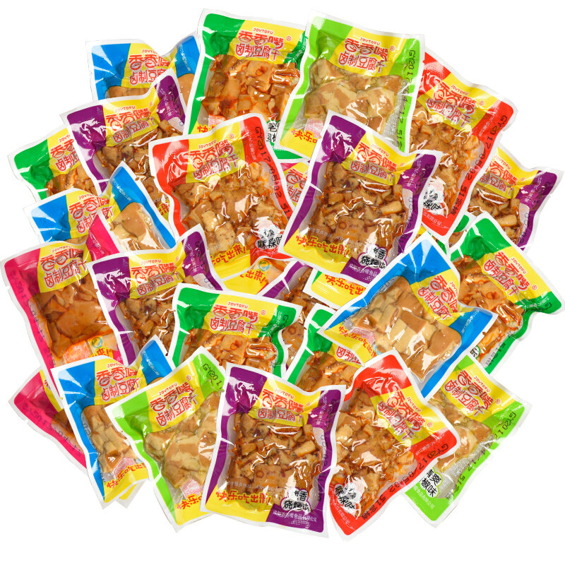 香香嘴麻辣豆干卤制豆腐干350g休闲零食豆制品