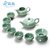 创简坊（CJIANFF） 陶瓷茶具套装 功夫茶具盖碗茶杯茶壶整套青花瓷茶碗茶海家用  7件(10头茶壶书法唐诗()(10件)第3张高清大图