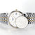 天梭/Tissot 瑞士手表 心意系列经典钢带日历男士手表T52.2.481.31(白色 钢带)第5张高清大图