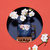 禾京品 中国风创意情侣陶瓷国潮送礼办公室水杯子带勺喝水马克杯(蓝色 普通包装)第3张高清大图