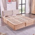 A家 北欧床 实木床双人床 1.5米1.8米北欧双人实木床单人高箱储物床简约主卧卧室家具(1.8*2米高箱床（原木色） 单床)第4张高清大图
