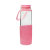 谢裕泰  多彩系列耐热玻璃水瓶  550ML(粉红)第2张高清大图