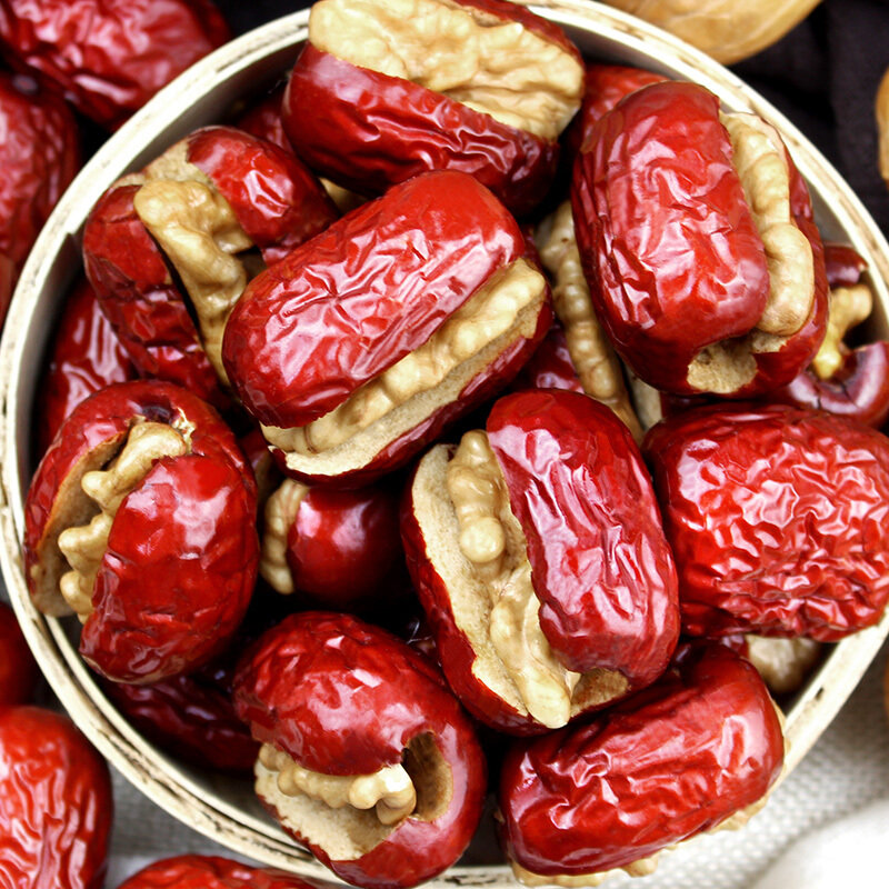 一品玉灰枣夹核桃1000g国美超市甄选