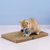 小佩猫基百科猫抓板窝磨爪器瓦楞纸猫窝垫猫爪板猫玩具猫咪用品(科幻蔚蓝)第3张高清大图