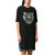 KENZO女士黑色连衣裙 FA52RO1935AC-59M码黑色 时尚百搭第2张高清大图